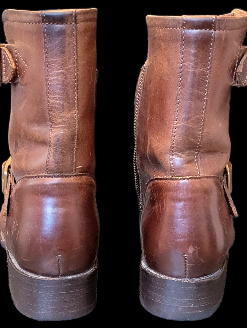 Frye Women's Brown Leather Boots - Picture 4 of 11